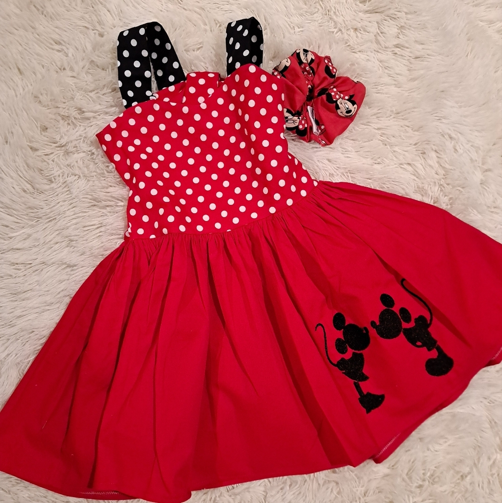 Girls summer custom handmade dress back out